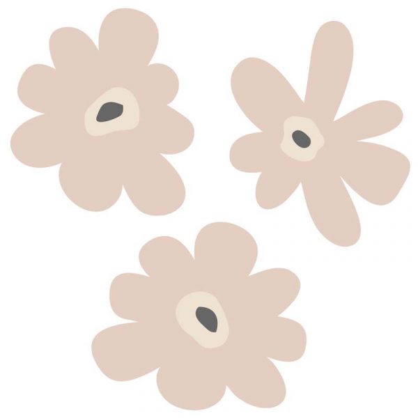 Stickit Designs - Odd Shaped Flowers Wall Stickers - Shopfox