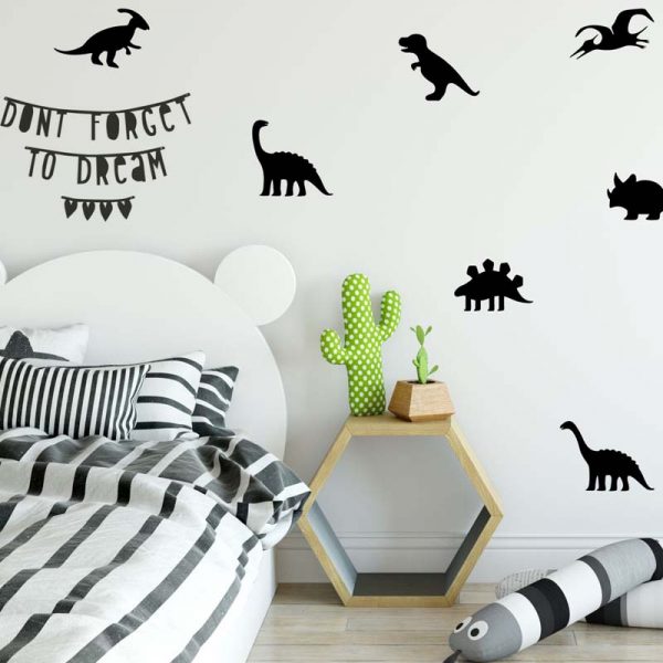 Stickit Designs - Dino Silhouette Wall Stickers - Shopfox