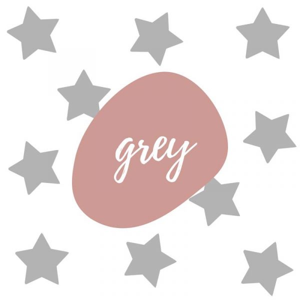 Stickit Designs - Grey Stars Wall Stickers - Shopfox