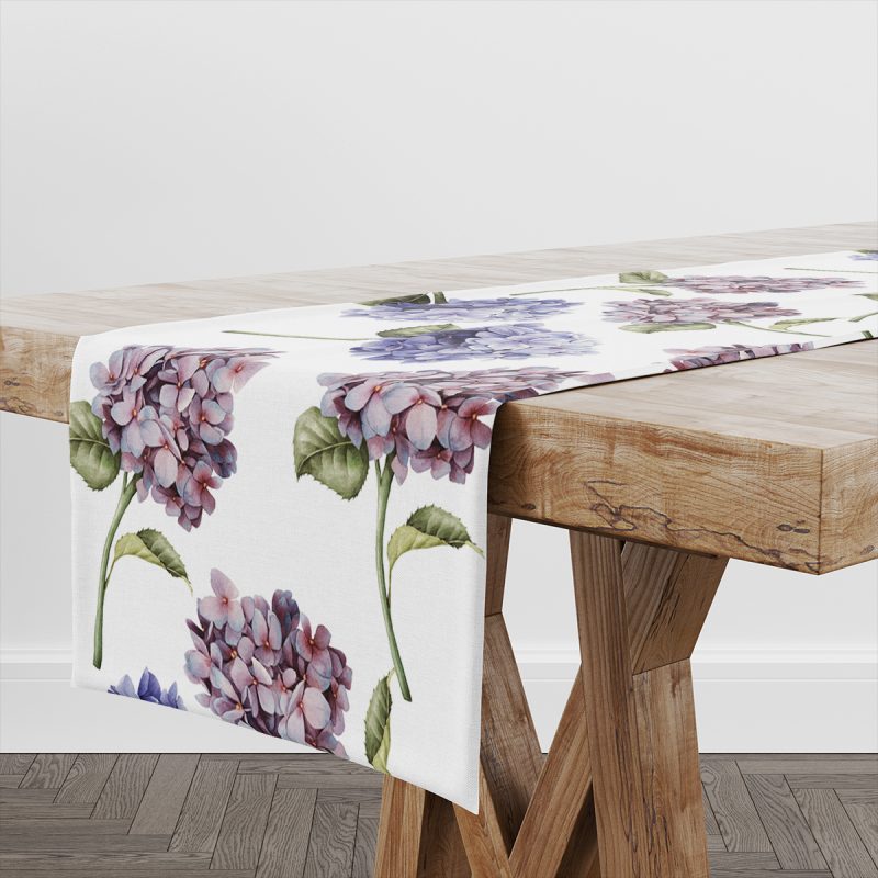 Hydrangea PVC Table Runner Stickit Designs Shopfox