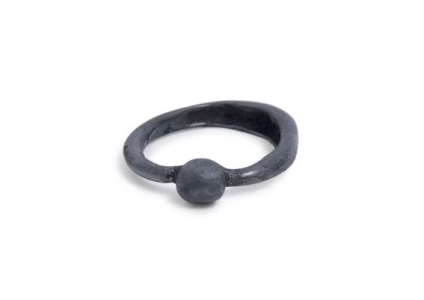 iloni Jewellery - Ball Ring - Oxidized - Shopfox
