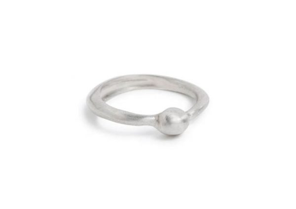 iloni Jewellery - Ball Ring - Silver - Shopfox