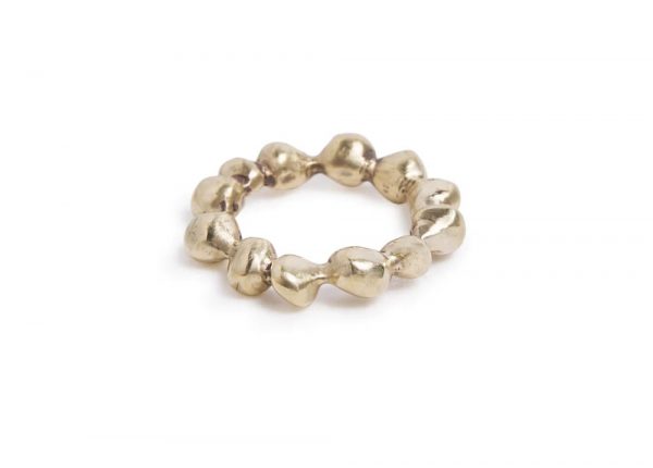 iloni Jewellery - Pebble Ring - Gold plated - Shopfox