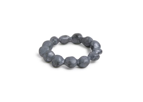 iloni Jewellery - Pebble Ring - Oxidised - Shopfox