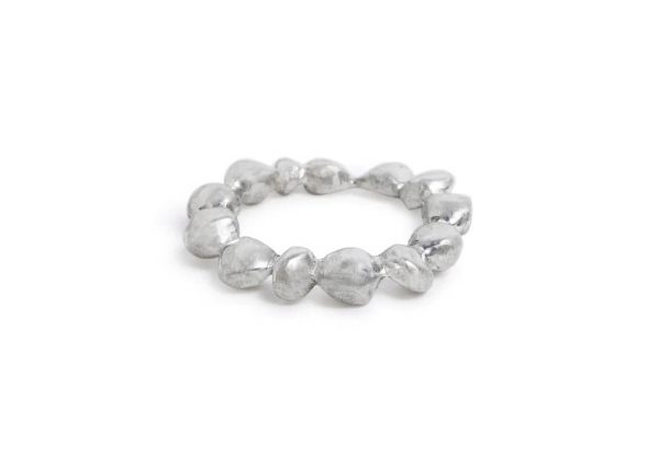 iloni Jewellery - Pebble Ring - Silver - Shopfox