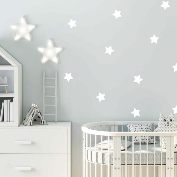 Stickit Designs - White Stars Wall Stickers - Shopfox