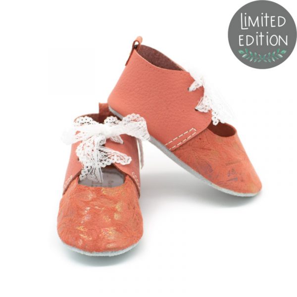 Handmade leather baby shoes by Wander Creations