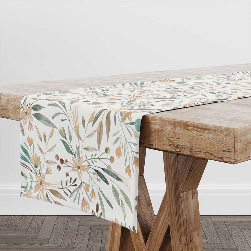 Wildflowers PVC Table Runner Shopfox