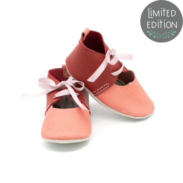 Handmade leather baby shoes by Wander Creations
