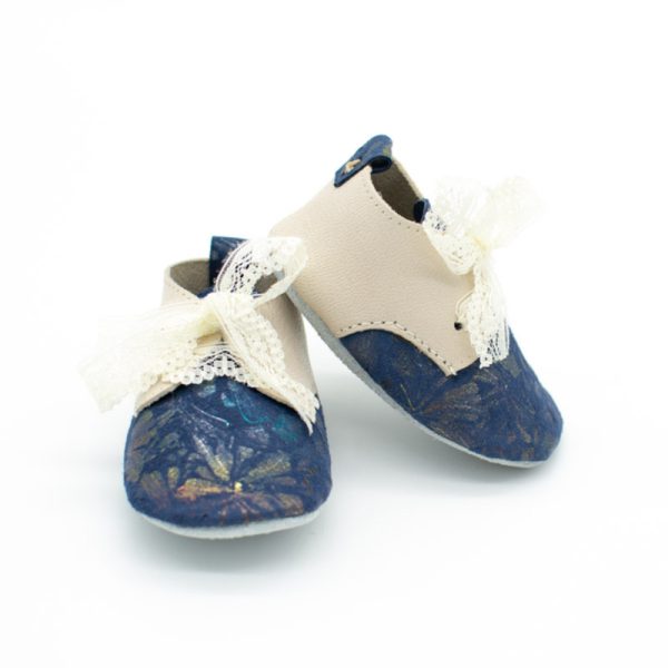 Wander Creations - Leah Baby Shoes - Iris & Vanilla - Shopfox