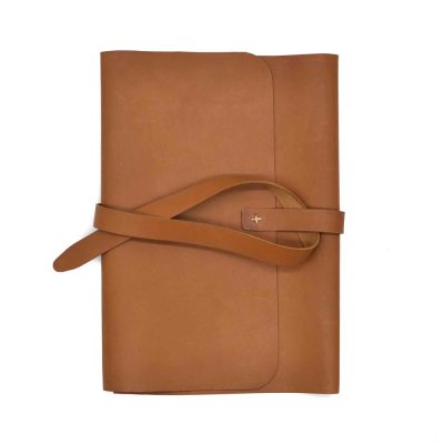 Wander Creations - A6 Leather Journal Cover - Tan - Shopfox
