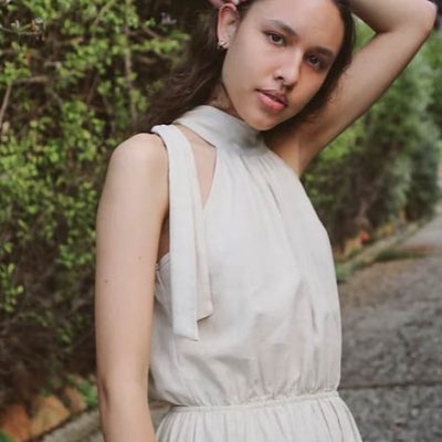 Dawn to Dusk Collections - Kāla Halter Neck Dress - Shopfox