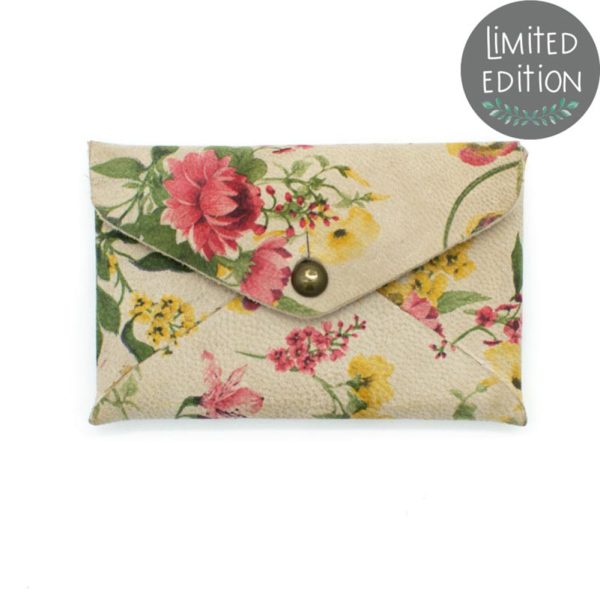 Wander Creations - Leather Card Holder - Floral limited edition - Shopfox