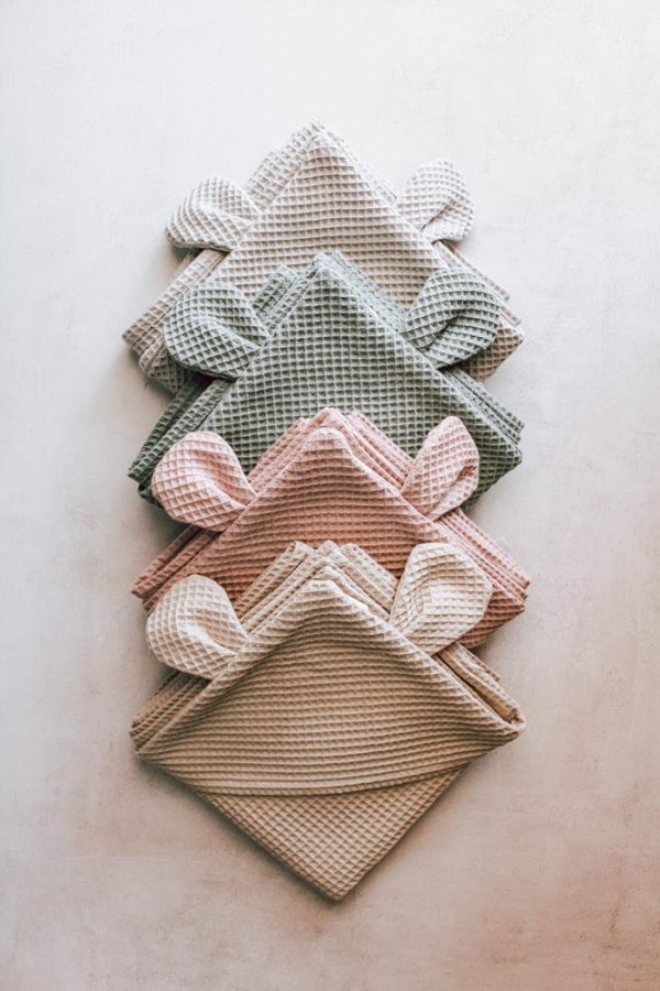 Koosh-uhn - Waffle Weave Hooded Towel - Shopfox