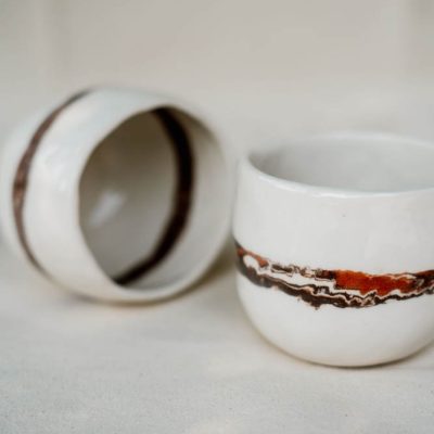 Passionfruit Ceramics - Coffee Swirl Marbled Mug - Shopfox