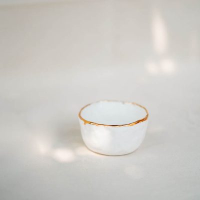 Passionfruit Ceramics - Gold Edged Small Bowl - Shopfox
