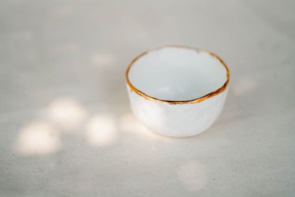 Passionfruit Ceramics - Gold Edged Small Bowl - Shopfox