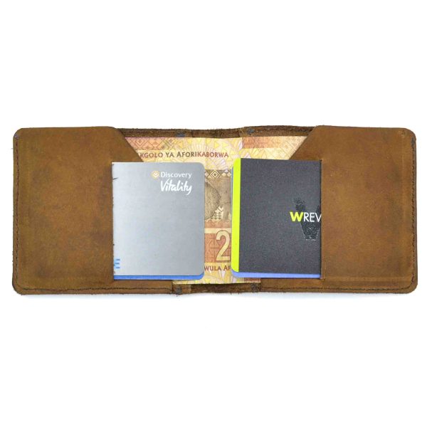 Wander Creations - Mens Leather Wallet - Havana - Shopfox