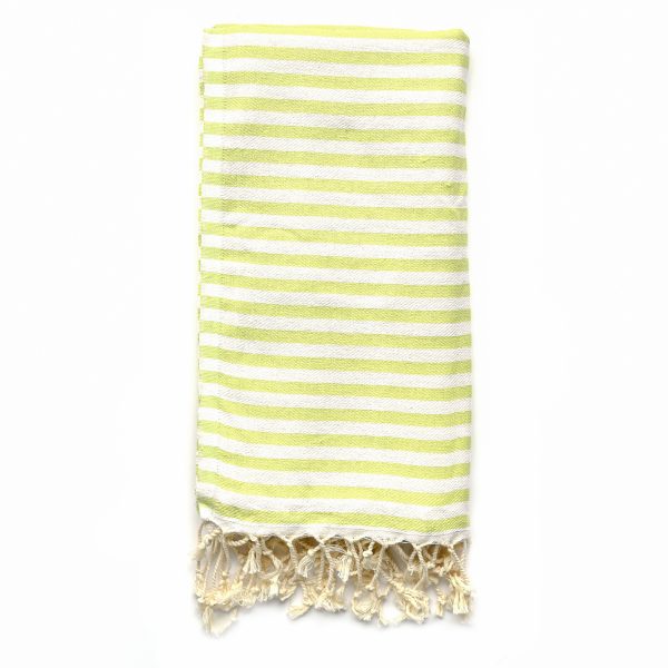 Le Comfie - Cizgili Turkish Towel - green - Shopfox