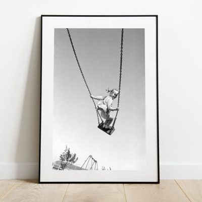 Patrick Royal - Girl on a swing print - Shopfox