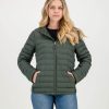 Unisex Packable Puffer Jacket – Wild Forest Green