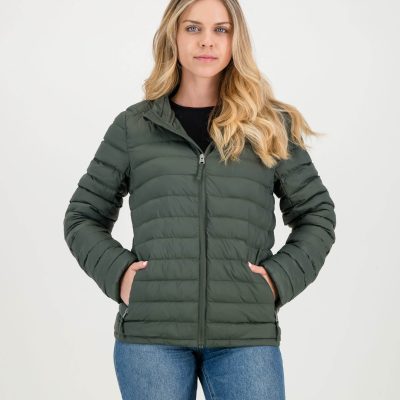 Unisex Packable Puffer Jacket – Wild Forest Green