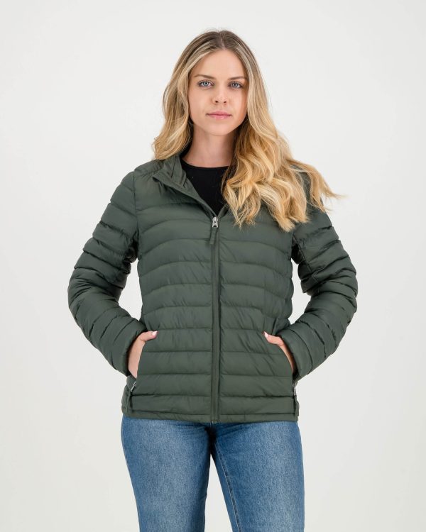 Unisex Packable Puffer Jacket – Wild Forest Green