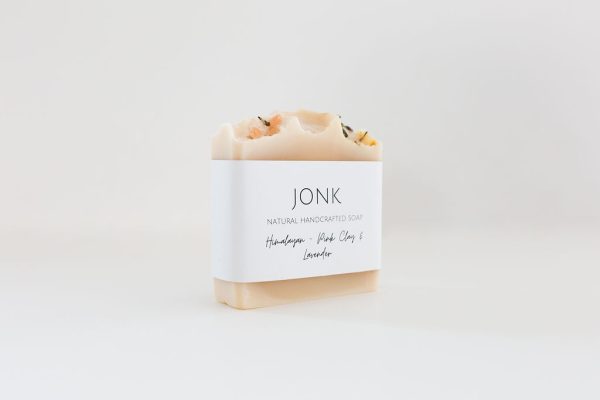 JONK - Himalayan - Pink Clay & Lavender - Soap Bar - Shopfox