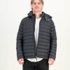 Unisex Packable Puffer Jacket – Anthracite Black