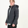 Unisex Packable Puffer Jacket – side view - Anthracite Black