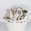 Hanging rope basket for organising.